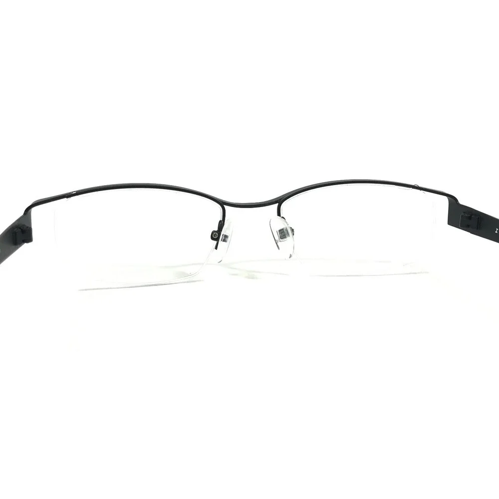 Iyoko-Inyake Eyeglasses Frames IY574 Col.8 Black Rectangular Half Rim 51-19-140